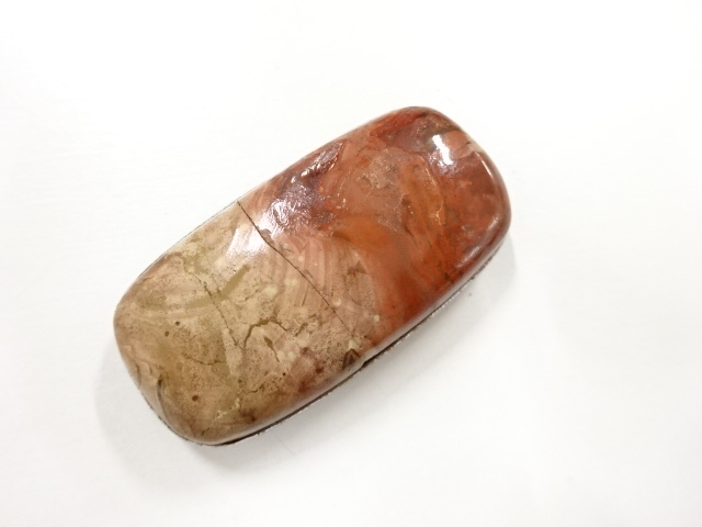 アンティーク　天然石帯留め